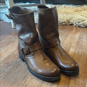 Frye Brown Leather Women's Boots